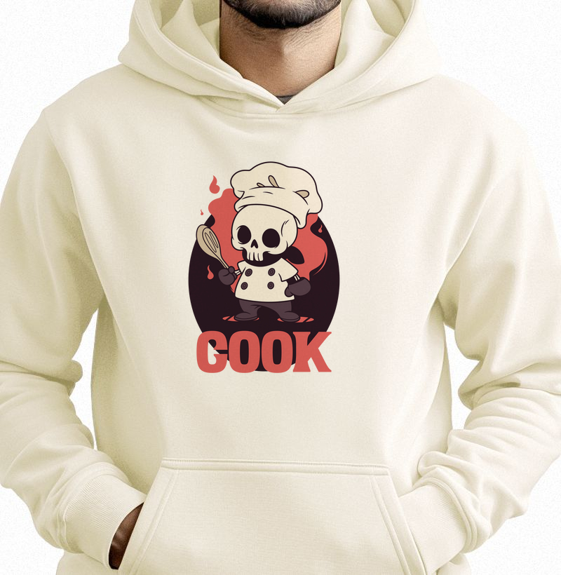 Cook: Moletom com Bolso - Feito para Quem Vive a Arte da Culinária