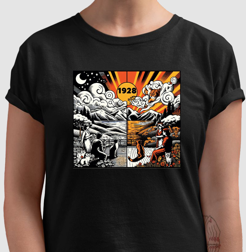 Estampa 1928 Pop Art