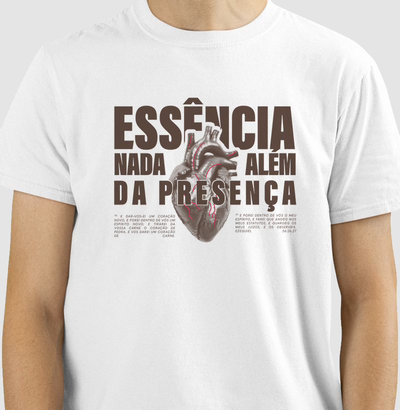 CAMISA BÁSICA NADA ALÉM DA PRESENÇA