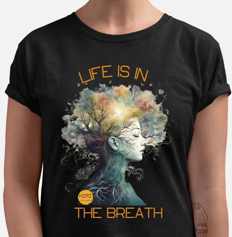 Camiseta Premium KIRI - Life is in the Breath