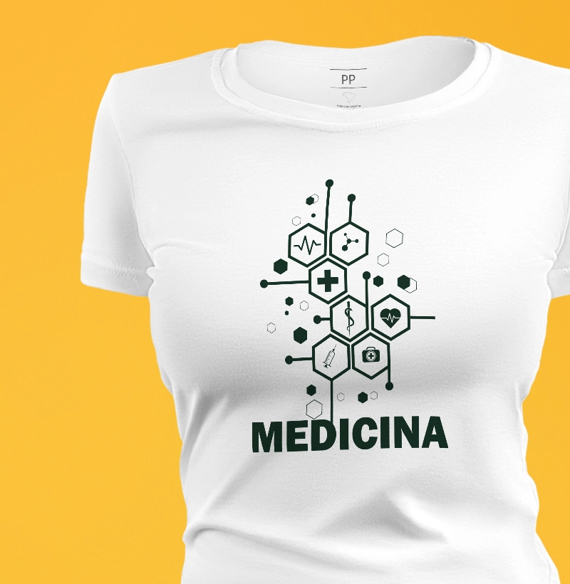 Camiseta Medicina - feminina