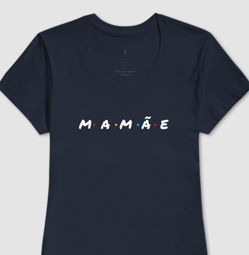 Camiseta M.A.M.Ã.E | azul marinho