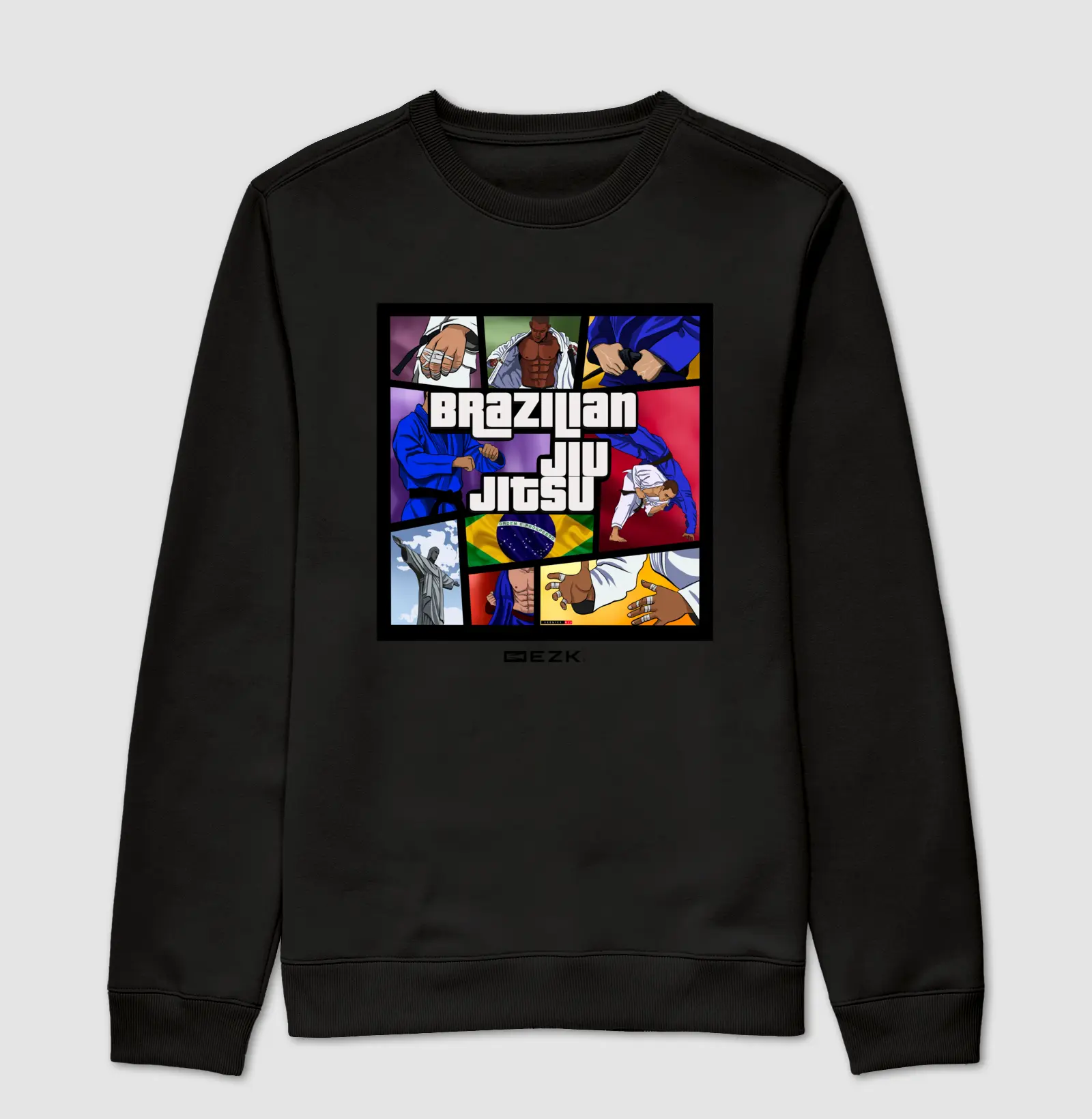 Sueter Moletom BJJ GTA Dark