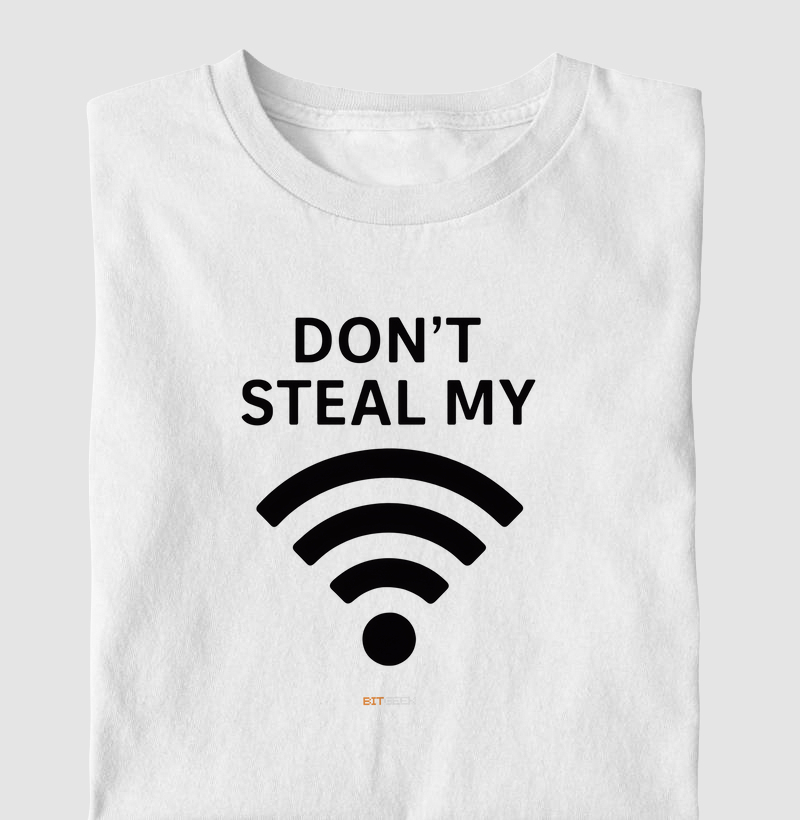 Camiseta Casal Don't Steal My Wifi