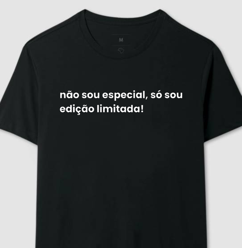 Não sou especial...