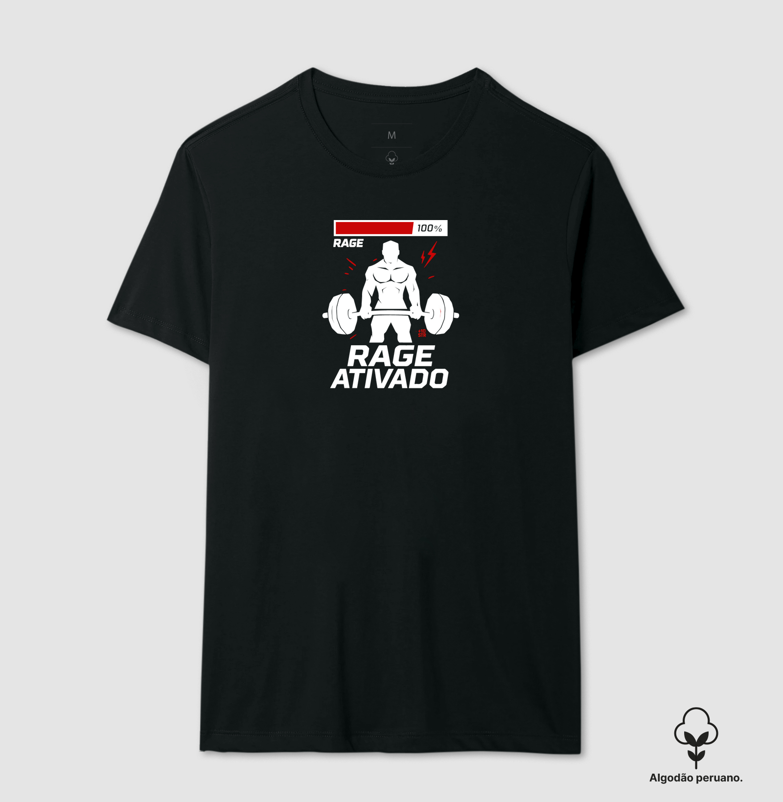 Camiseta Gamer Manamoney Rage Ativado no seu treino