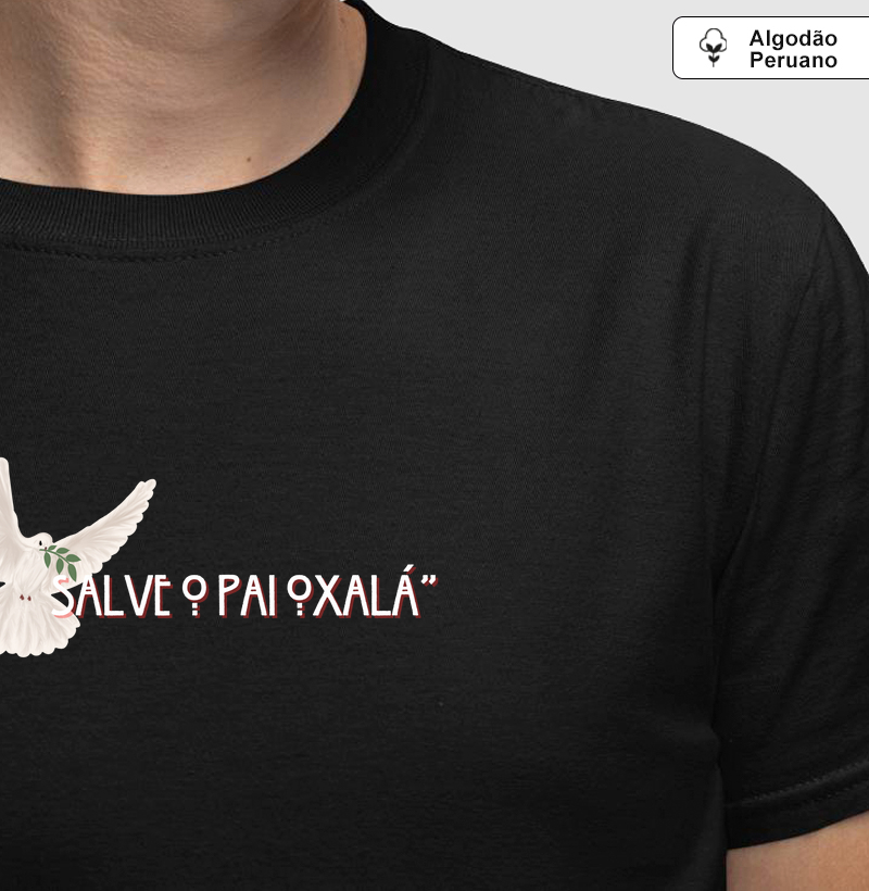 Estampa Epa Babá Pomba Preto Masc.
