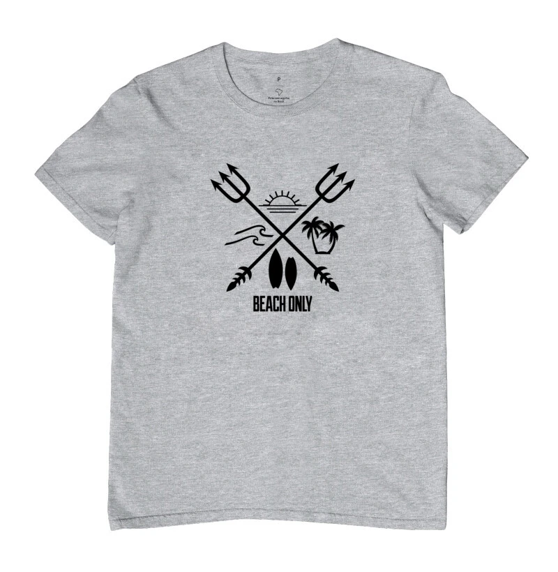 Camiseta 4 Elements Estampa Grande Cinza