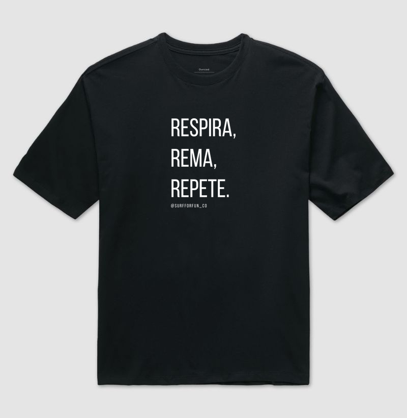 Respira, rema e repete.