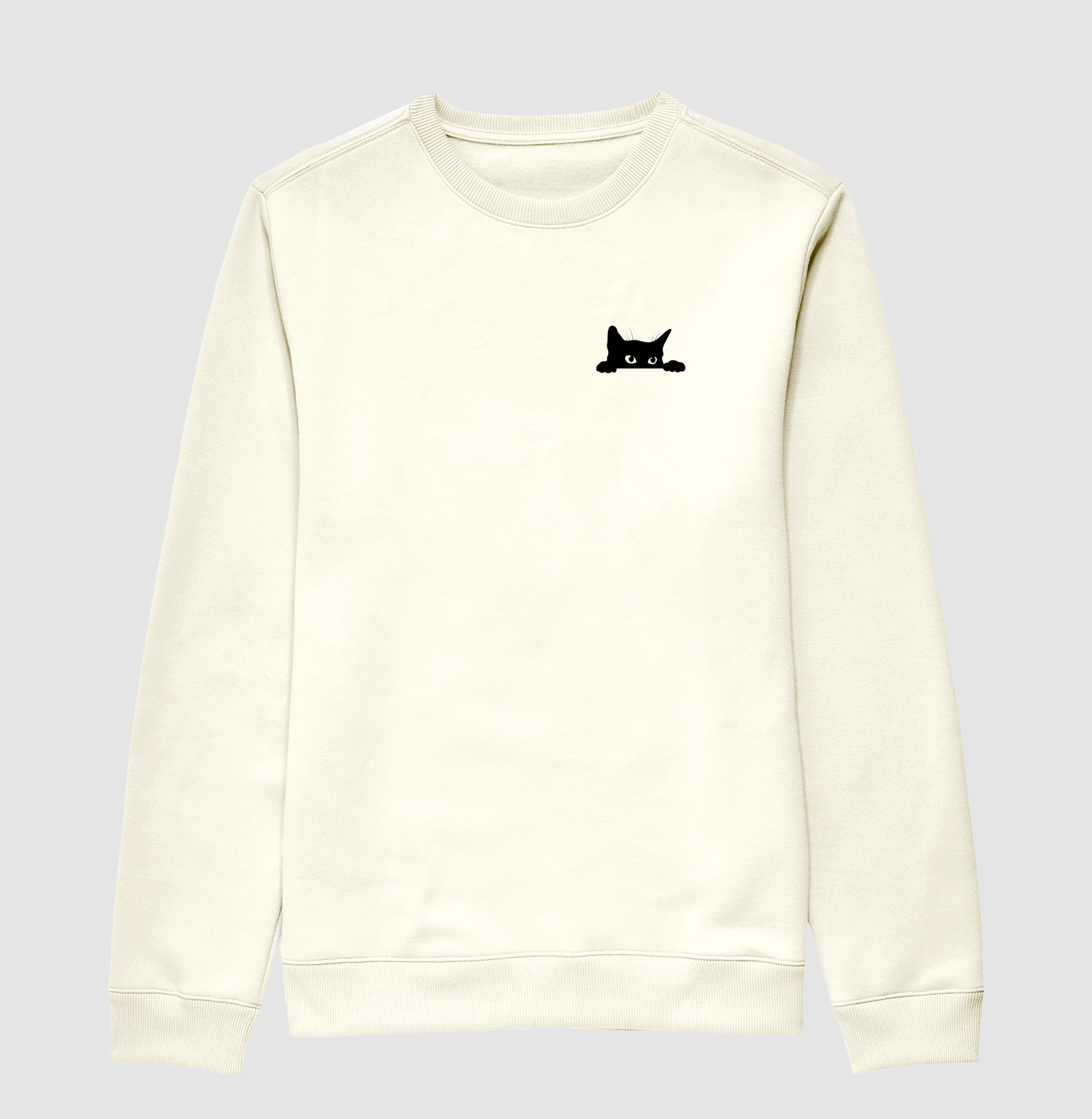 SUÉTER MOLETOM CURIOUS CAT