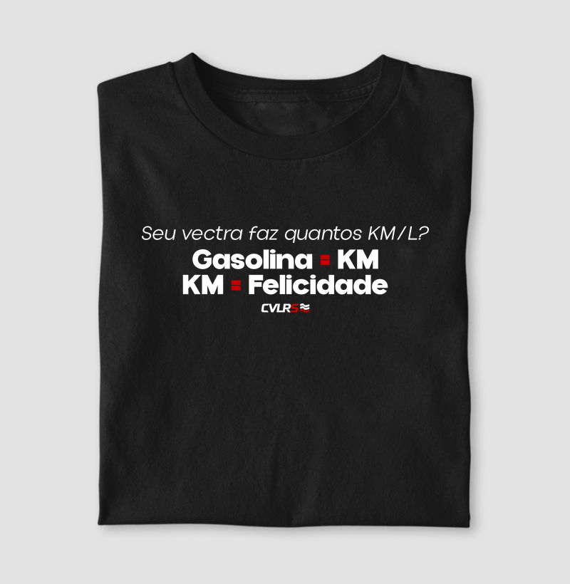 Gasolina = KM = Felicidade