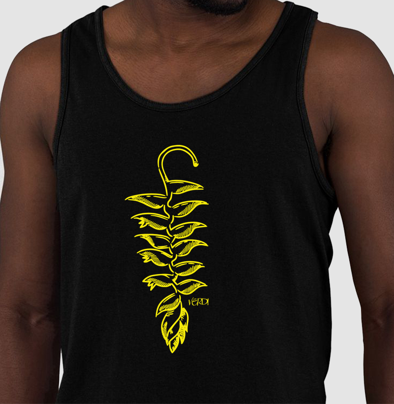 Flor de bananeira linhas