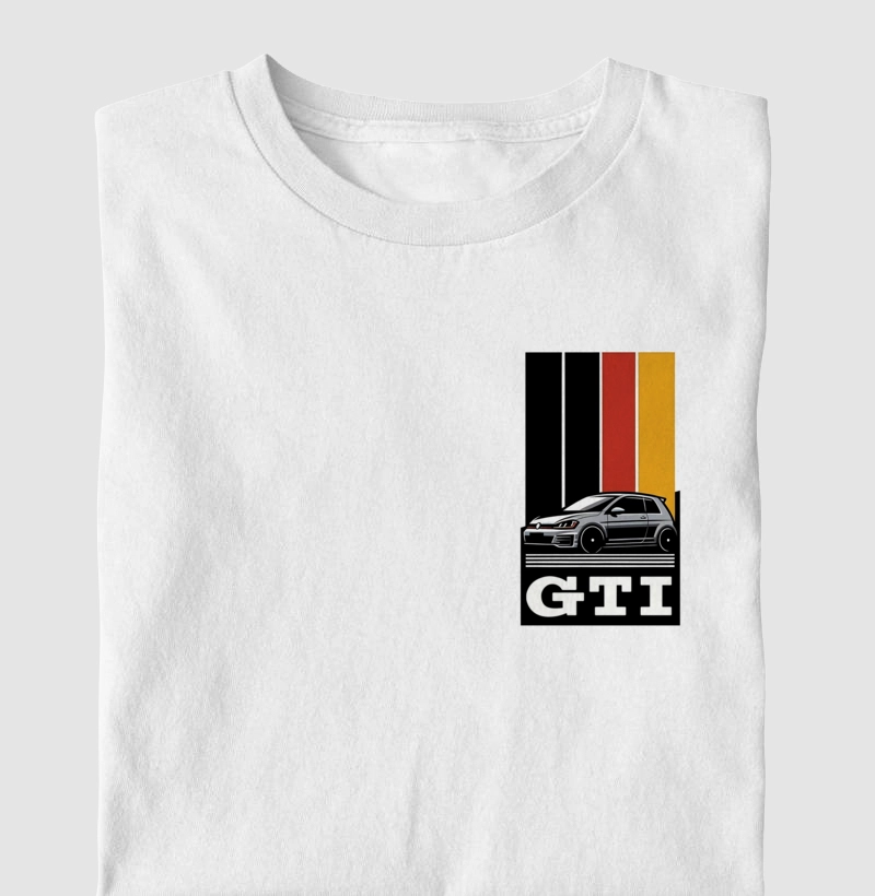 Camiseta Golf GTI Chest Flag