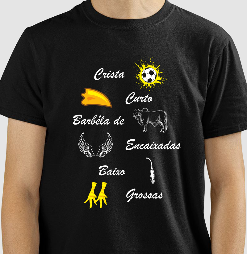 Camiseta Estampada Para Quem Reconhece Algumas Caracteristícas Buscadas no Índio Gigante: Agro,Raça, Força e Tradição.