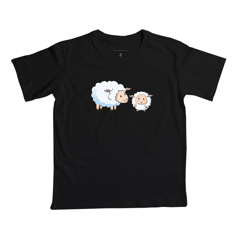 camiseta infantil ovelha
