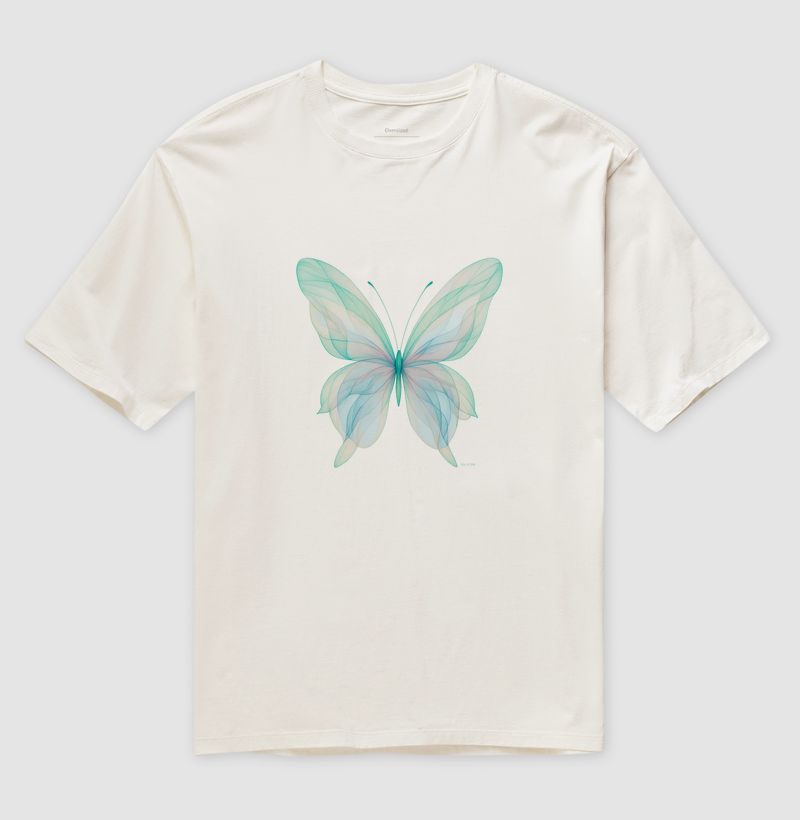 Borboleta Verde e Azul