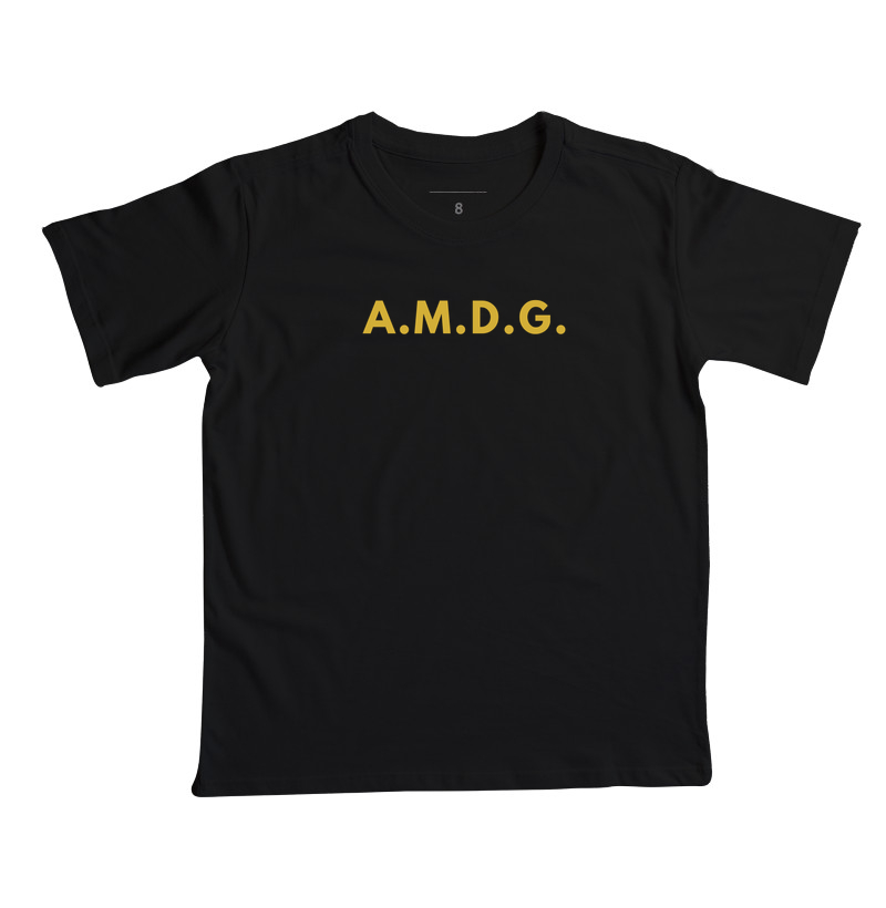 Camiseta sigla AMDG