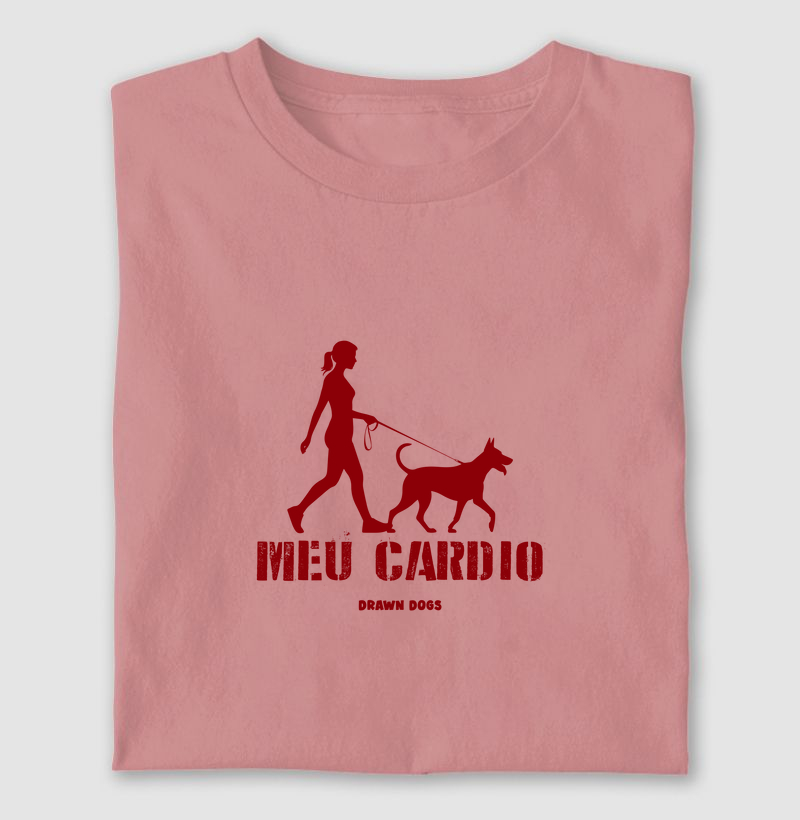 Meu cardio - mulher e cachorro