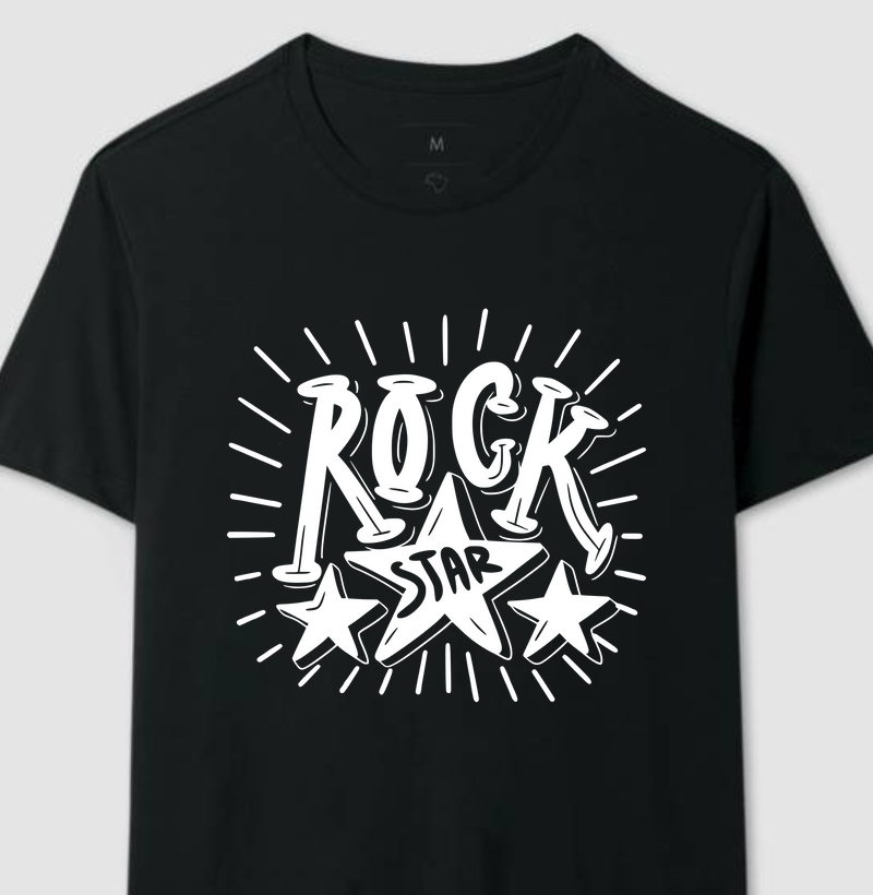 CAMISETA ROCK STAR