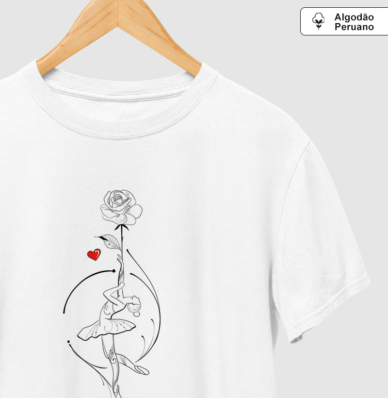 Dançarina flor e coração