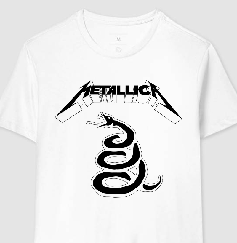 Camiseta Metallica - Serpente