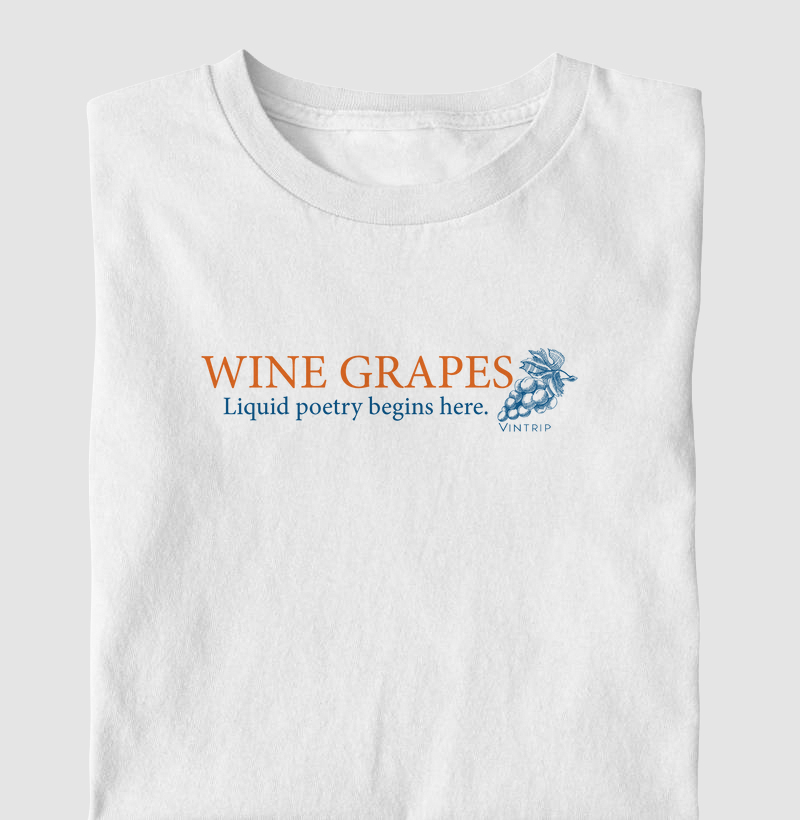 Wine grapes - Liquid poetry begins here. COLOR
