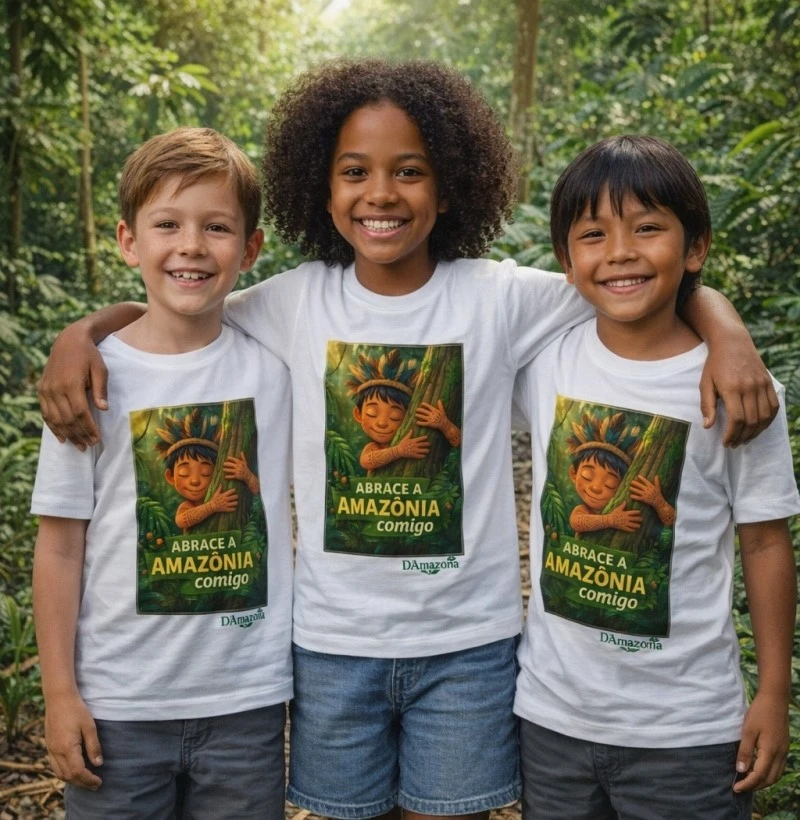 Abrace a Amazônia comigo 