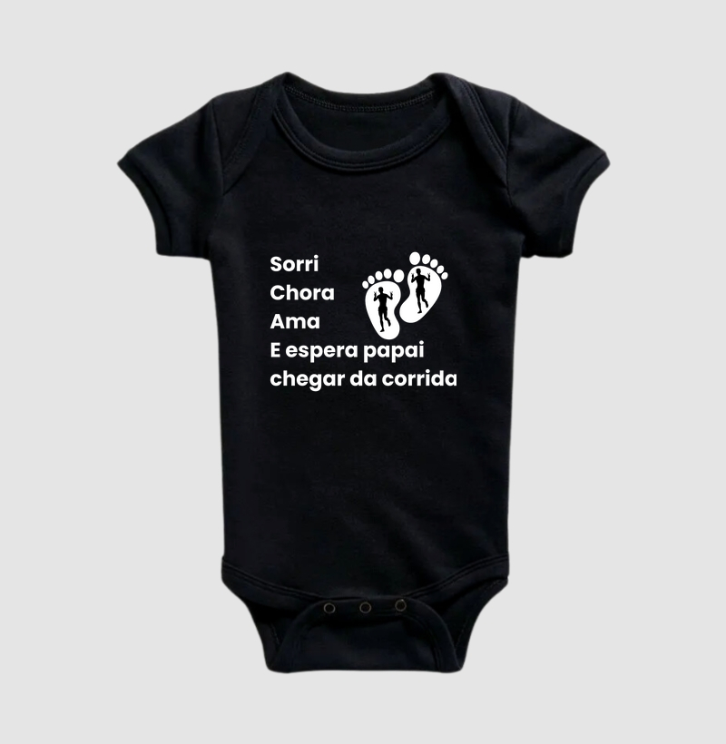 Sorri e espera papai chegar