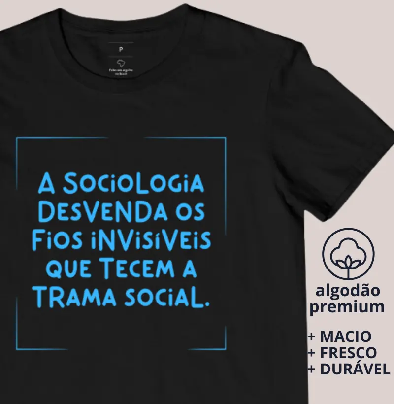 Camiseta Sociologia Fios que Tecem 