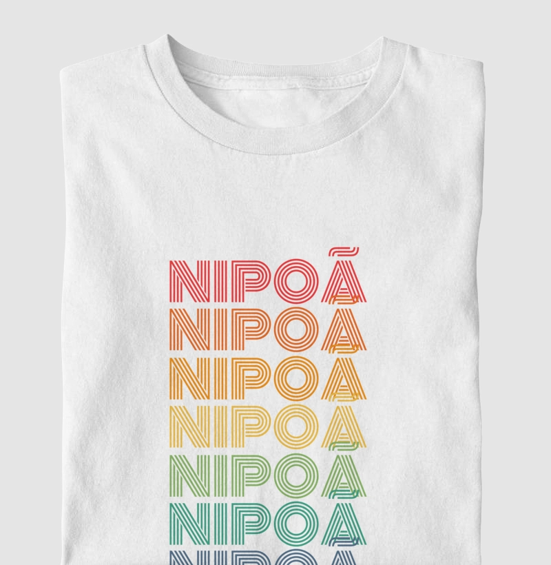 Nipoã Letreiro Retrô