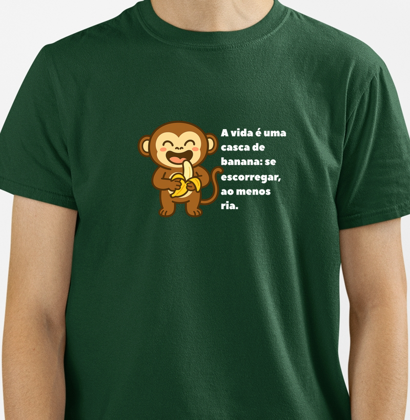 Macaco, a vida é uma casca de banana