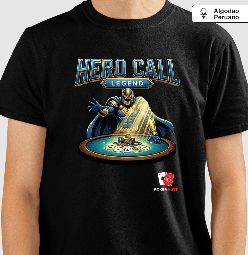 Camiseta Algodão Peruano Hero Call