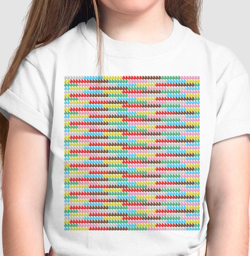 Camiseta Infantil - Guia - 7 linhas