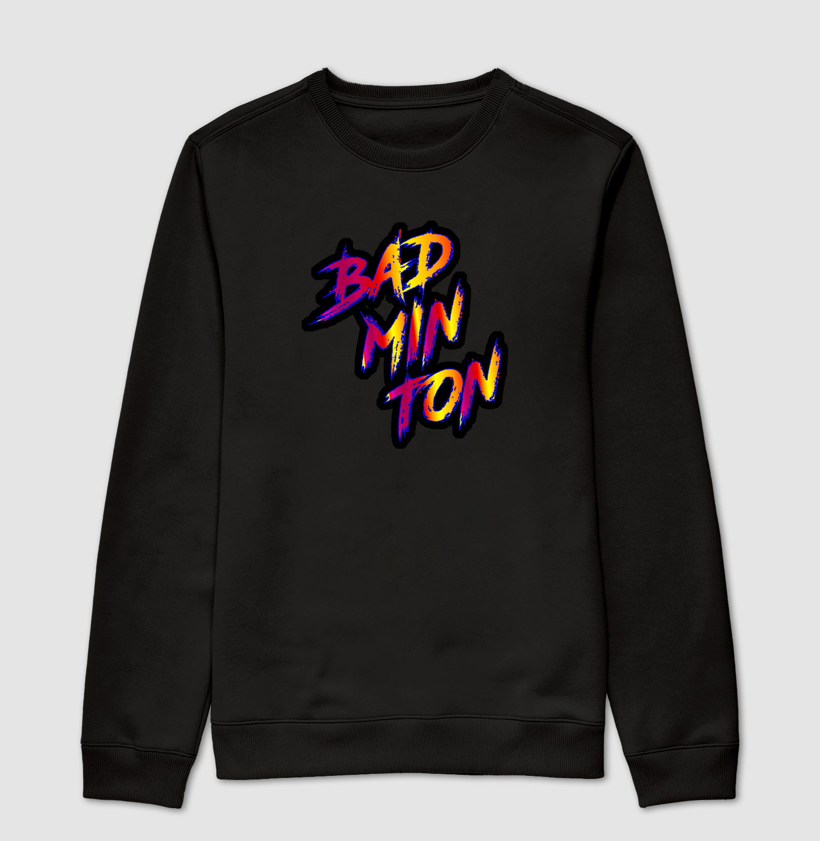 Badminton Escrito Colorido