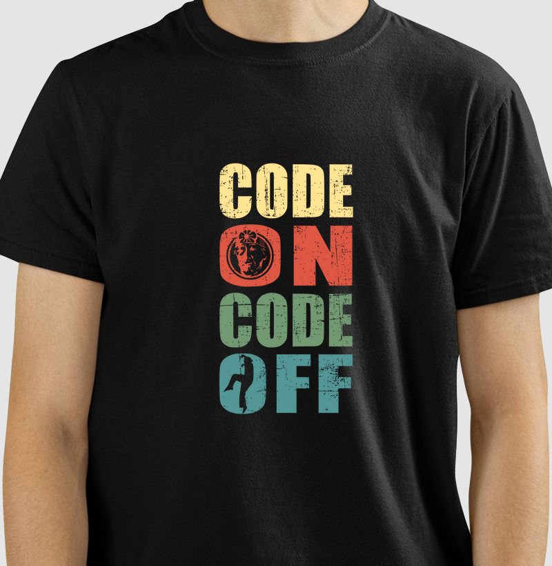 Code on code off - dark