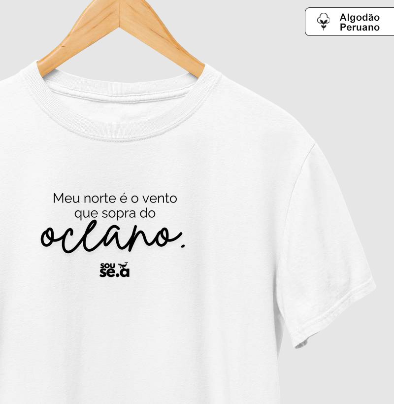 Meu norte é o vento que sopra do oceano