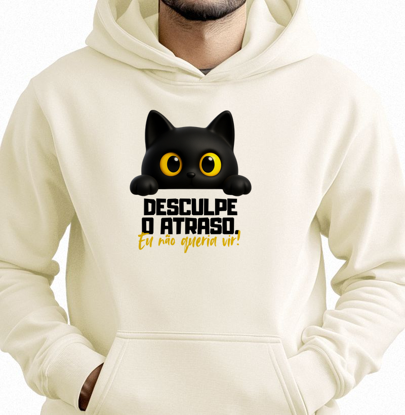 Desculpe o atraso. Eu não queria vir!