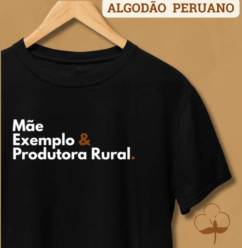 Mãe exemplo e produtora rural