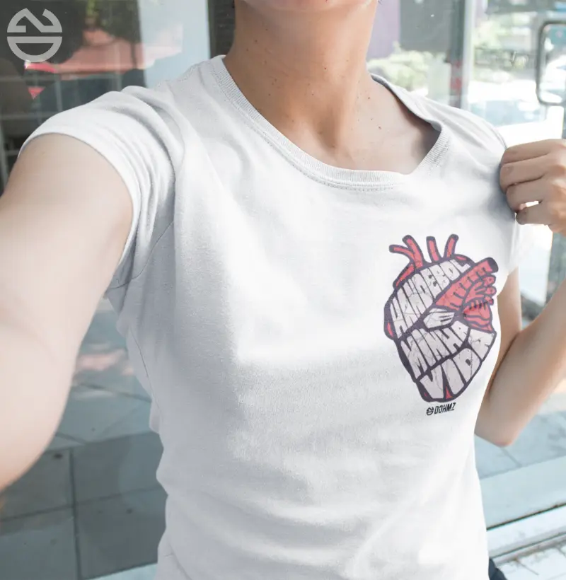 Camiseta Handebol é minha vida fem.