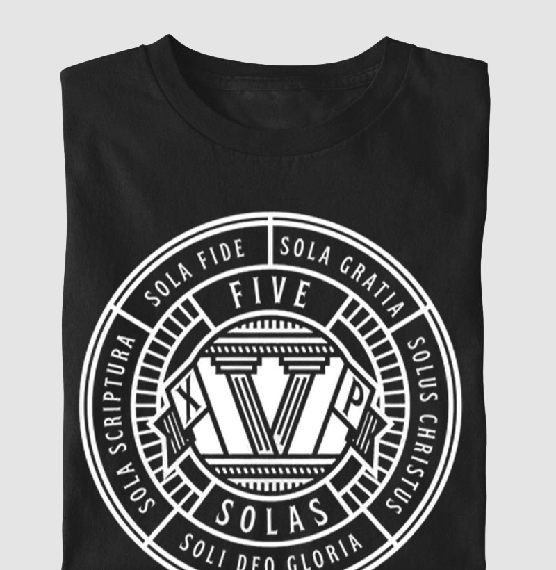 "FIVE SOLAS" CIRCLE ART ORIGINAL