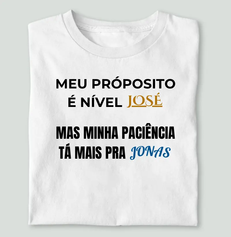 Camiseta Cristã - José e Jonas