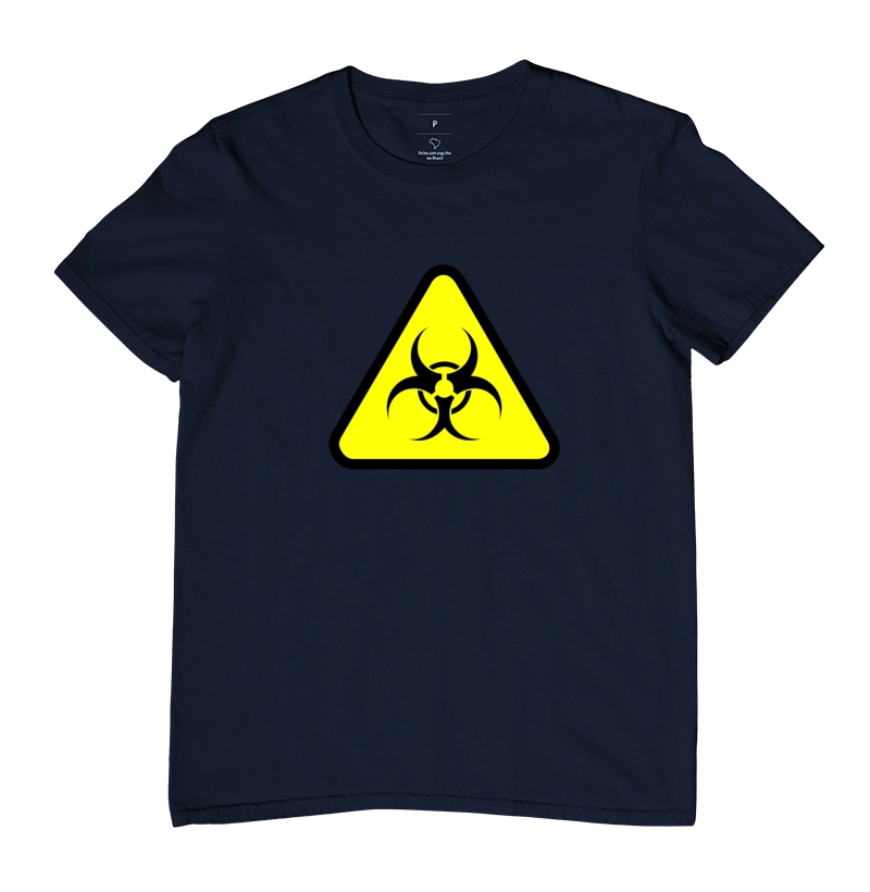 camiseta risco biológico