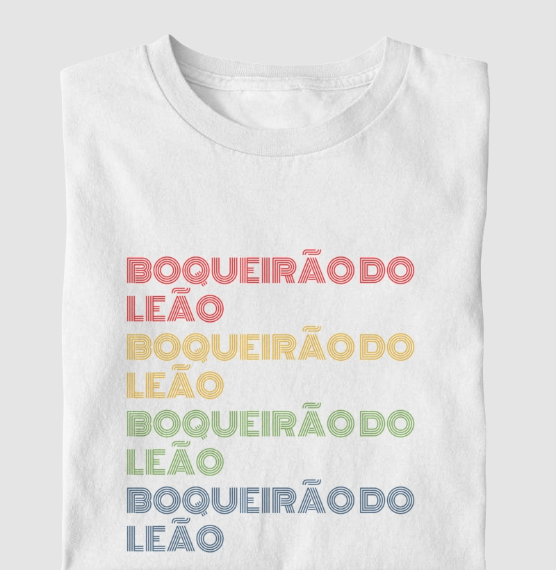 Boqueirão do Leão Letreiro Retrô