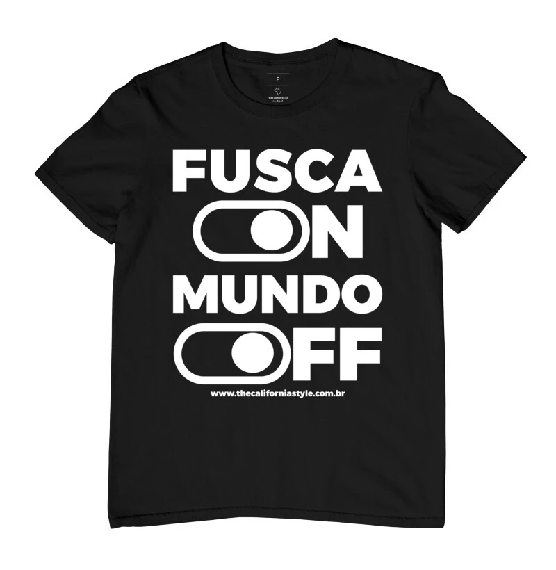 Camiseta Fusca ON Mundo OFF