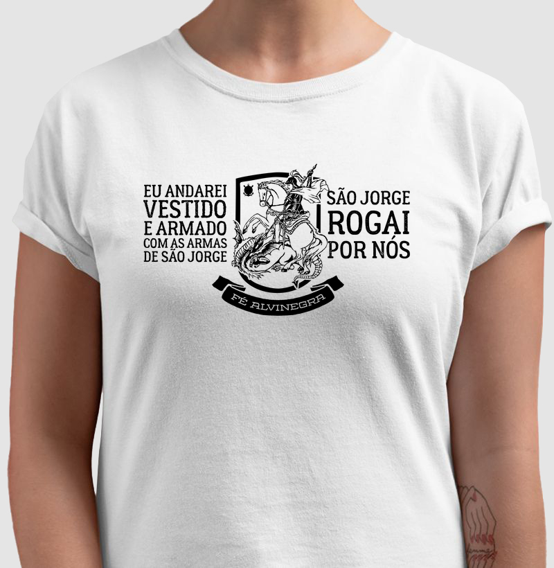 Camiseta Fé Alvinegra - Oração