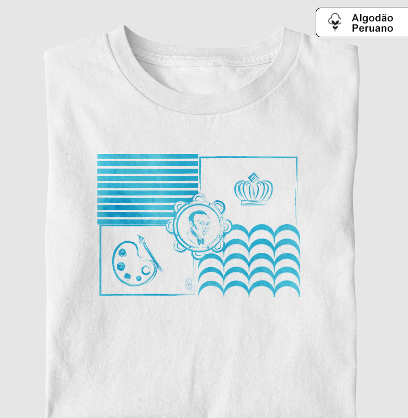 Algodão Peruano - Bandeira Heitor dos Prazeres (por Orádia Porciúncula)