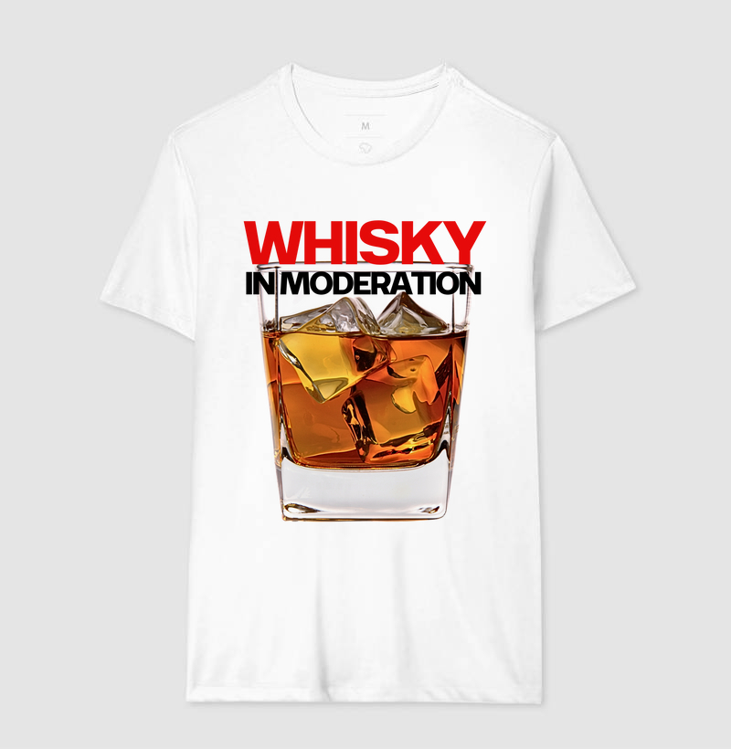 Camiseta Whisky in moderation