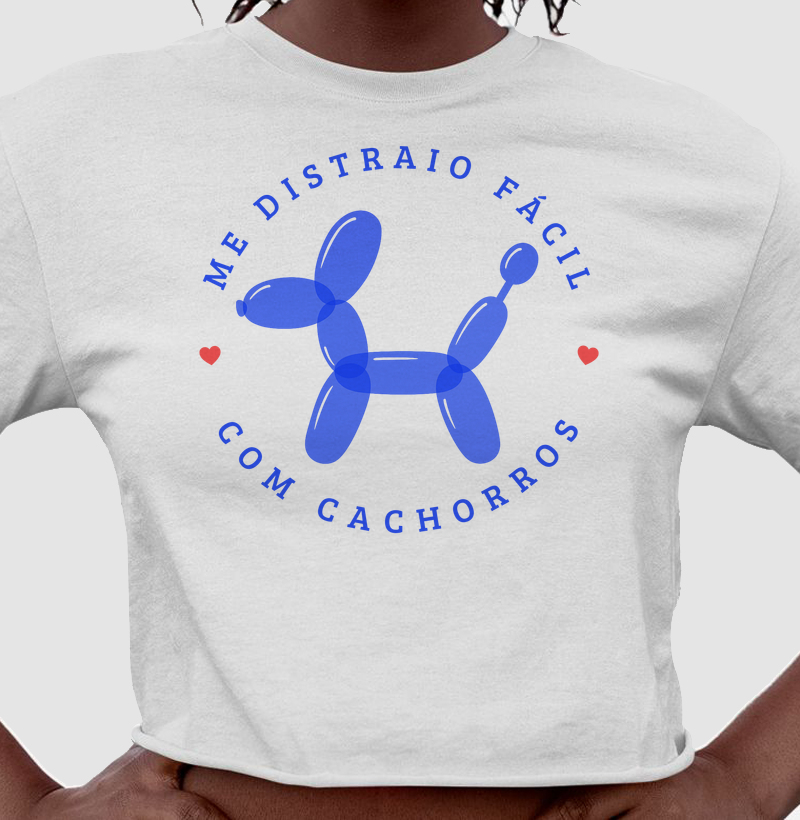 Me distraio fácil com cachorros