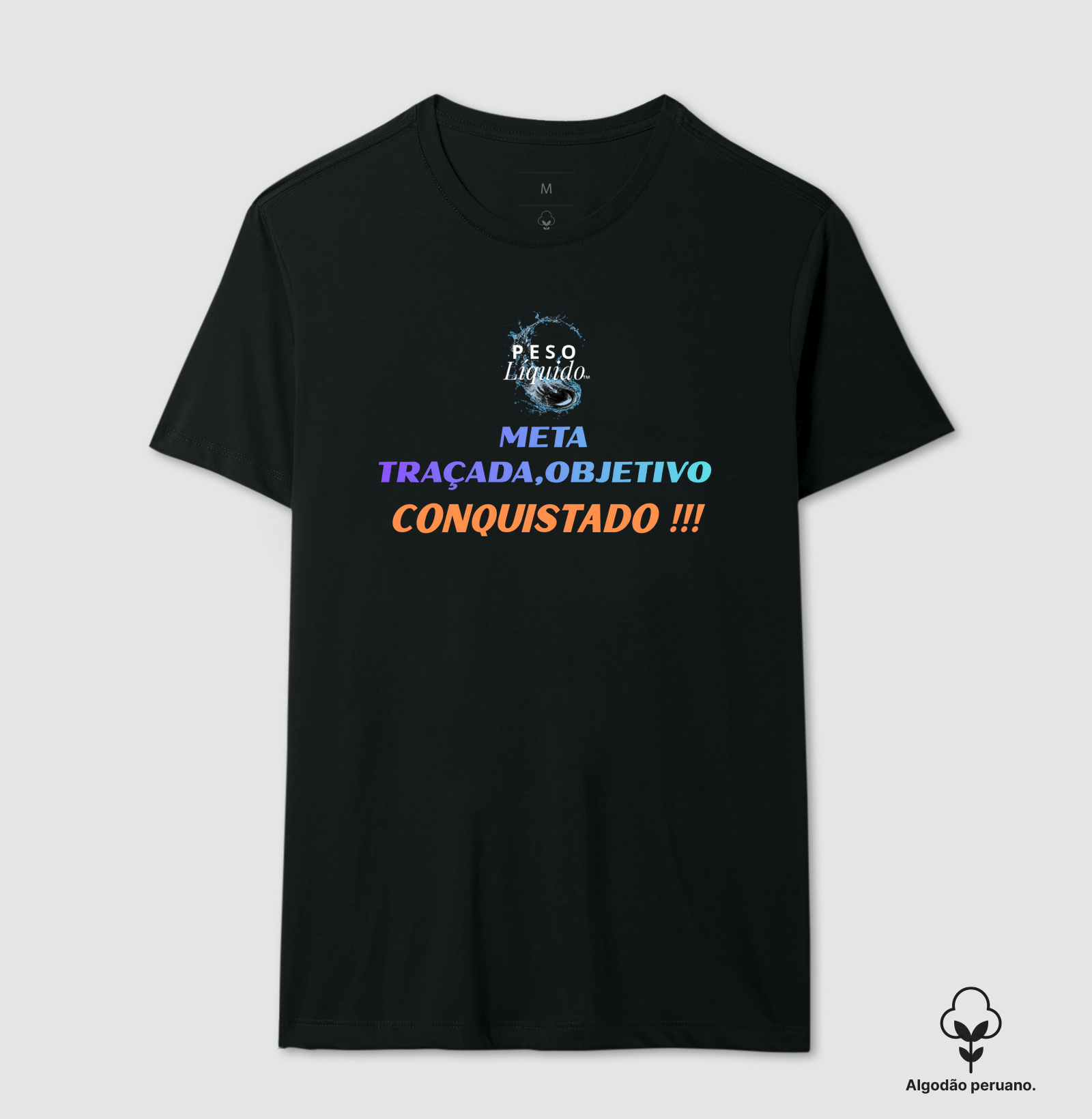 CAMISETA META TRAÇADA