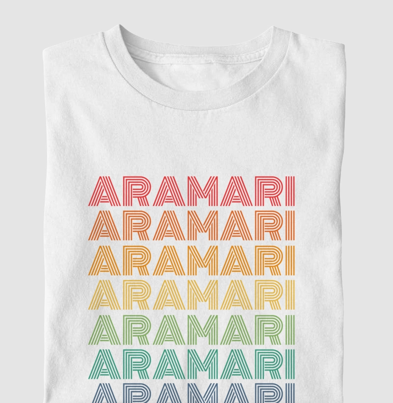 Aramari Letreiro Retrô